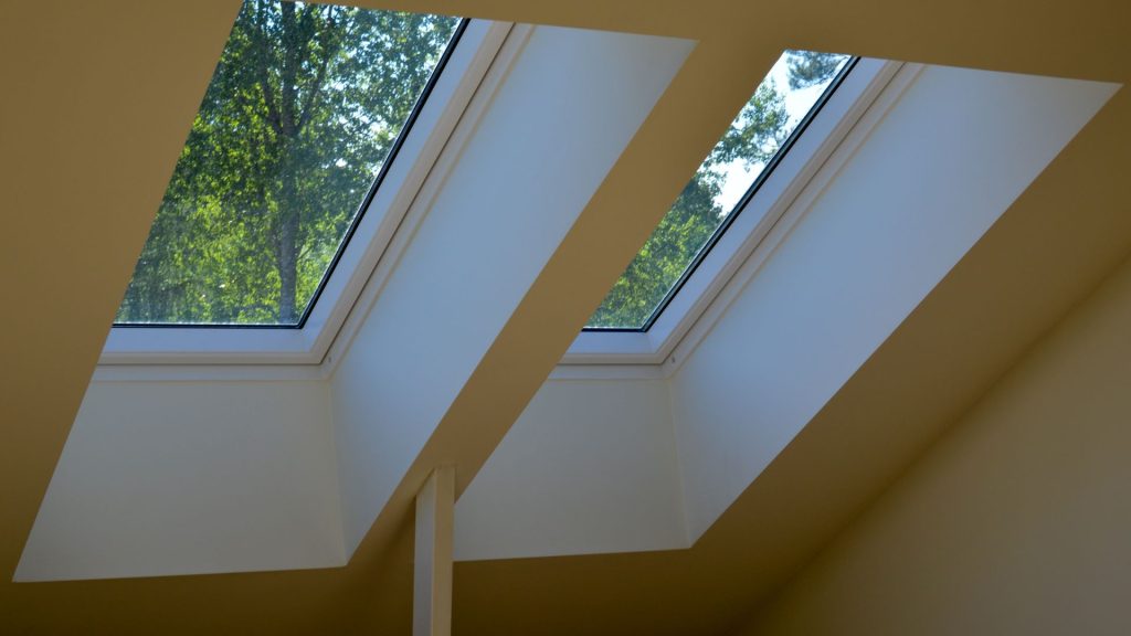  skylight installation in summer, 